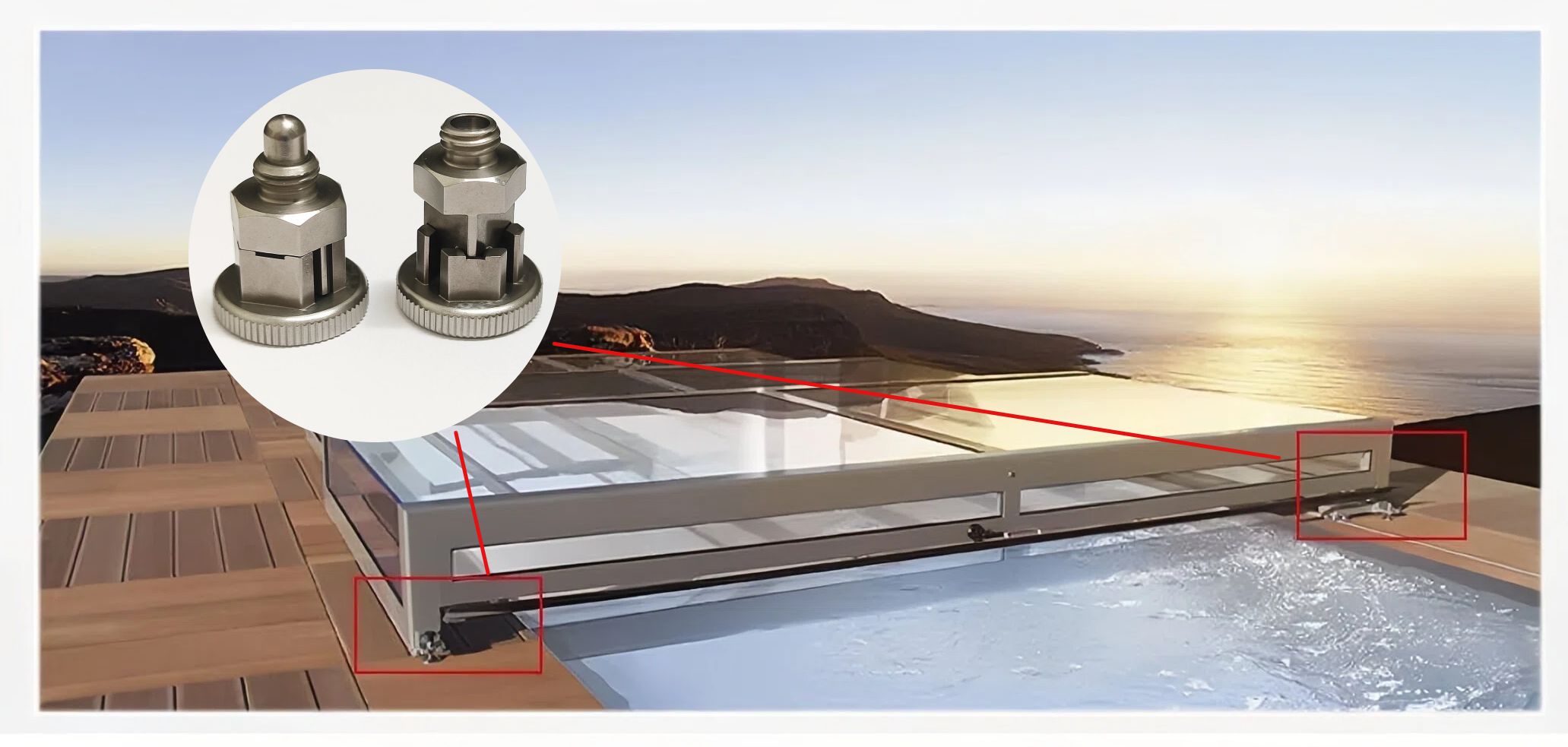 Improve assembly speed with mini indexing plungers, stainless steel strength, and a convenient plastic knob.